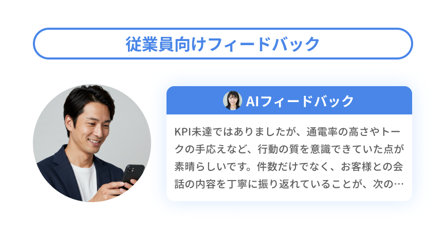 従業員向けAIフィードバック