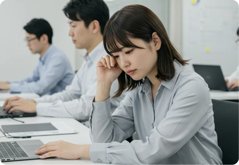 従業員のよくある課題や悩みイメージ
